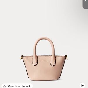 Ralph Lauren Leather Miniature Cross Body Bag